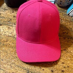 Vibrant Red Baseball Cap